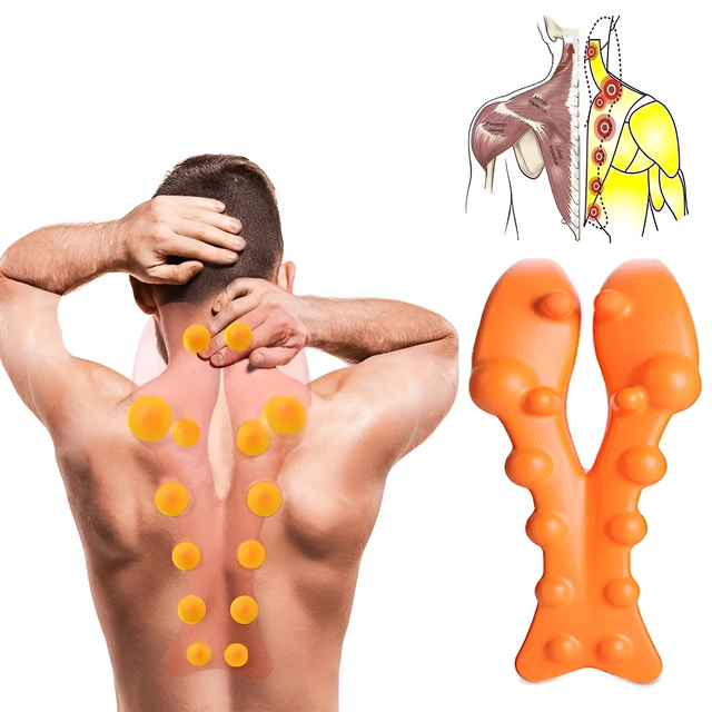 Uppvärmd nack- och axelmassageapparat - Djupgående vävnadsavlastning med lugnande vibrationer MILA Sverige