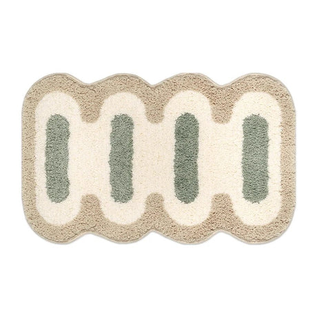 Carvallo - Mjuk badrumsmatta med stilren geometrisk design Carvallo