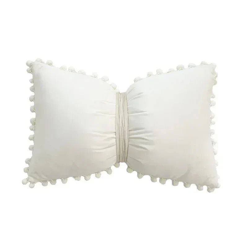 Solid Candy Colour Fransen Kuddöverdrag Sammet 50x30cm Carvallo