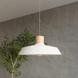 AFRA Betongpendel - Industriell Loftdesign - E27 Glödlampa Kompatibel - Ljusgrå Hållbar Betongskärm Carvallo
