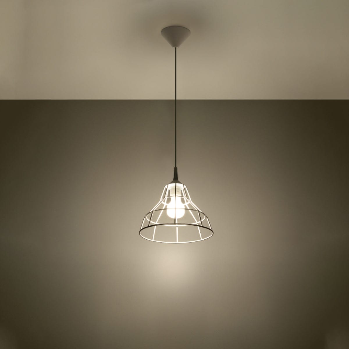 Anata Modern Taklampa - Vit Stål - E27 LED Kompatibel Carvallo