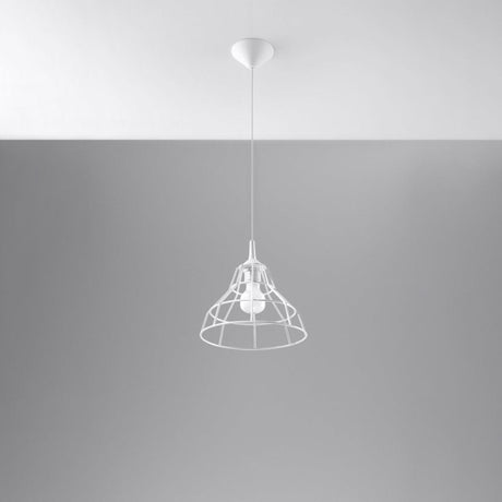 Anata Modern Taklampa - Vit Stål - E27 LED Kompatibel Carvallo