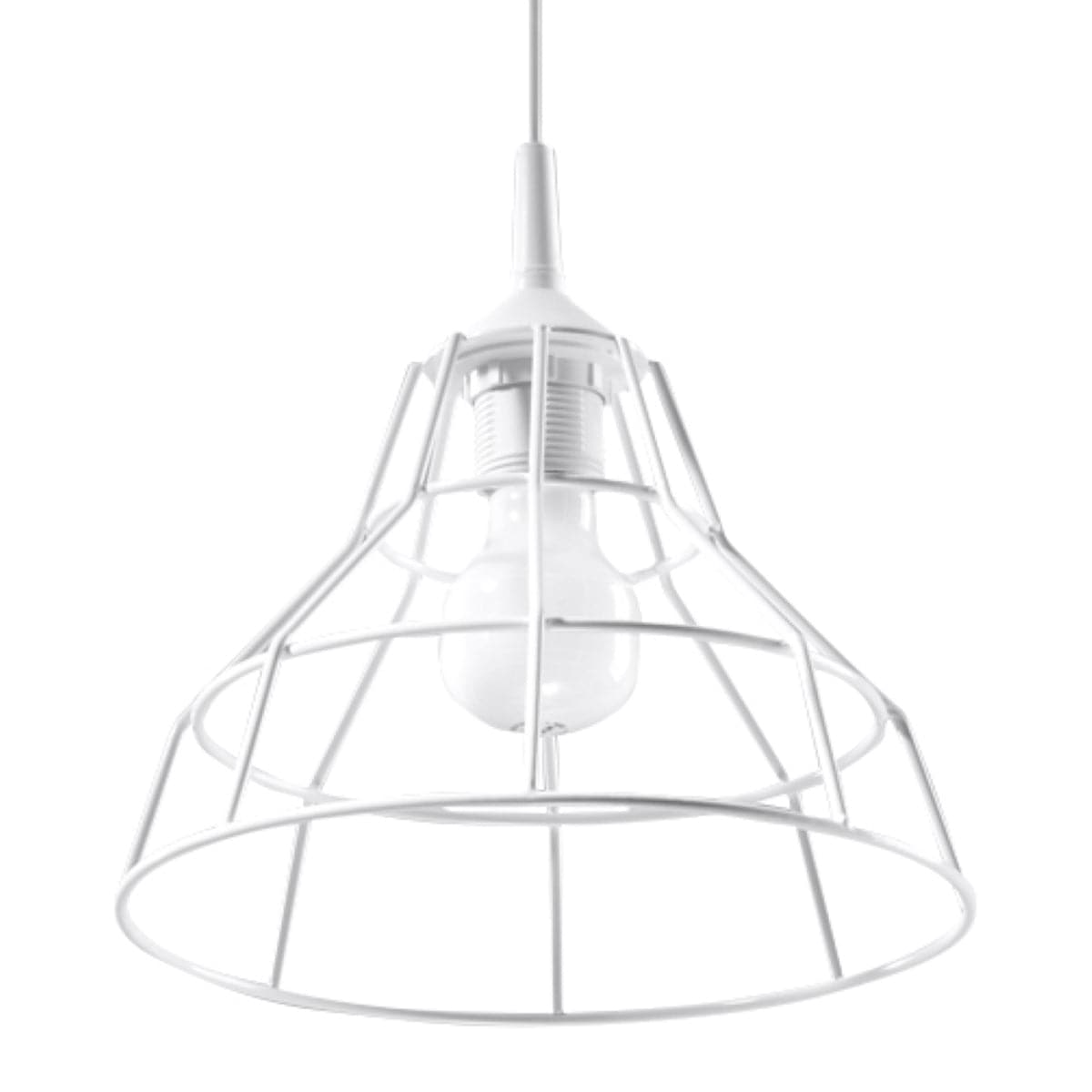 Anata Modern Taklampa - Vit Stål - E27 LED Kompatibel Carvallo