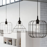 Anata Pendellampa - Svart Stål - E27 Max 15W - Modern Skandinavisk Design Carvallo