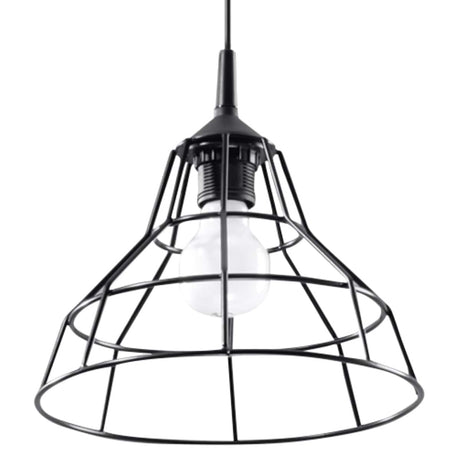 Anata Pendellampa - Svart Stål - E27 Max 15W - Modern Skandinavisk Design Carvallo