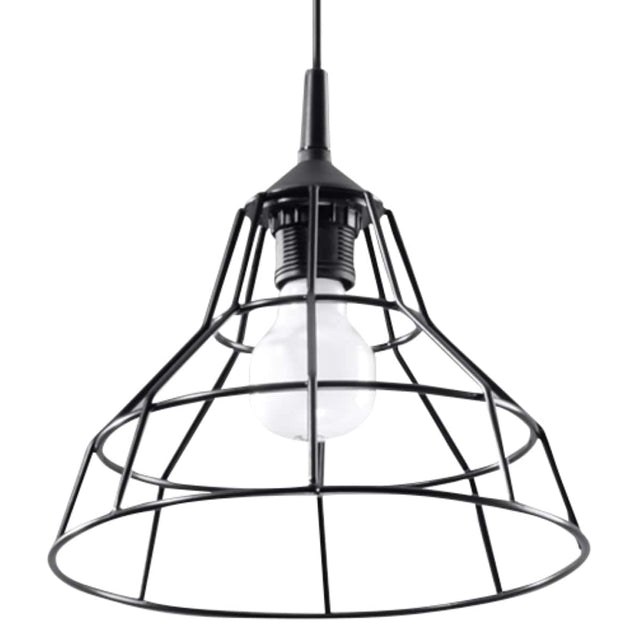 Anata Pendellampa - Svart Stål - E27 Max 15W - Modern Skandinavisk Design Carvallo