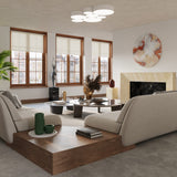 Arena Designer Taklampa - Vit - 3xE27 LED - Modern PVC Armatur Carvallo