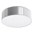 Arena Gray Ceiling Lamp - 2x E27 LED - Modern PVC Design - 35x35x11 cm Carvallo