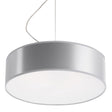 Arena Gray Taklampa - Modern PVC Design - E27 LED - 35x35x11 cm Carvallo