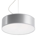 Arena Gray Taklampa - Modern PVC Design - E27 LED - 35x35x11 cm Carvallo