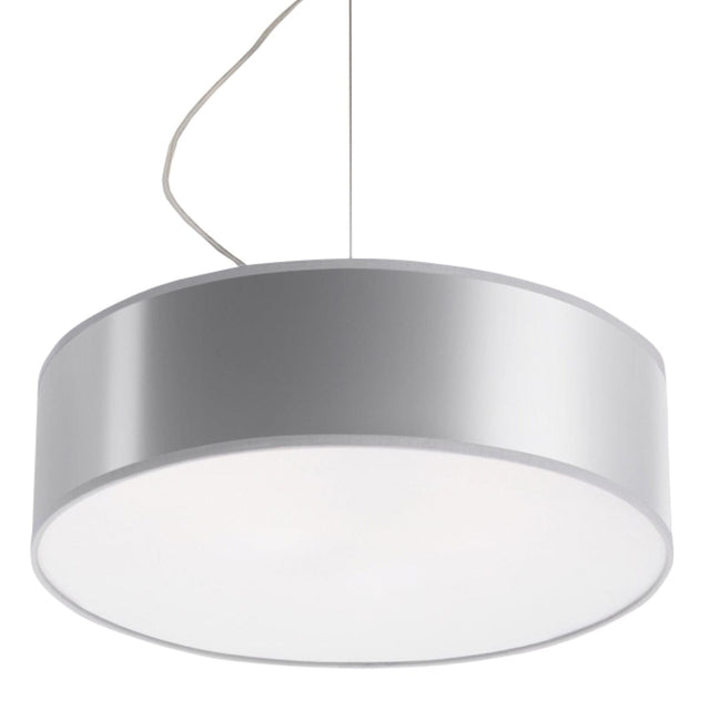 Arena Gray Taklampa - Modern PVC Design - E27 LED - 35x35x11 cm Carvallo