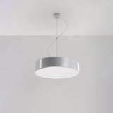 Arena Grey Taklampa - 3x E27 LED - Modern PVC Design - 45x45x11 cm Carvallo