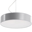 Arena Grey Taklampa - 3x E27 LED - Modern PVC Design - 45x45x11 cm Carvallo