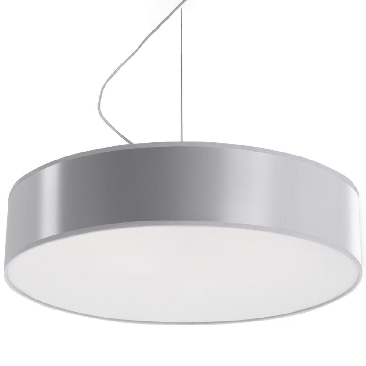 Arena Grey Taklampa - 3x E27 LED - Modern PVC Design - 45x45x11 cm Carvallo