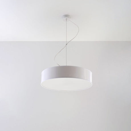 Arena Vit Taklampa - 3x E27 LED - Modern PVC Design - 45x45x11 cm Carvallo