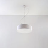 Arena Vit Taklampa - Modern PVC Design - E27 LED - 35x35x11 cm Carvallo