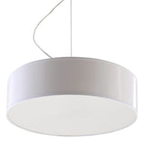 Arena Vit Taklampa - Modern PVC Design - E27 LED - 35x35x11 cm Carvallo