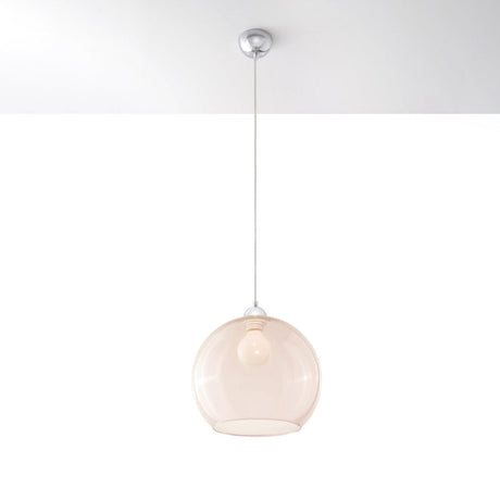 BALL Glaskronlampa - Minimalistisk Design - 8 Färgalternativ - E27 Lampa Kompatibel - Jämn Ljustillförsel Carvallo