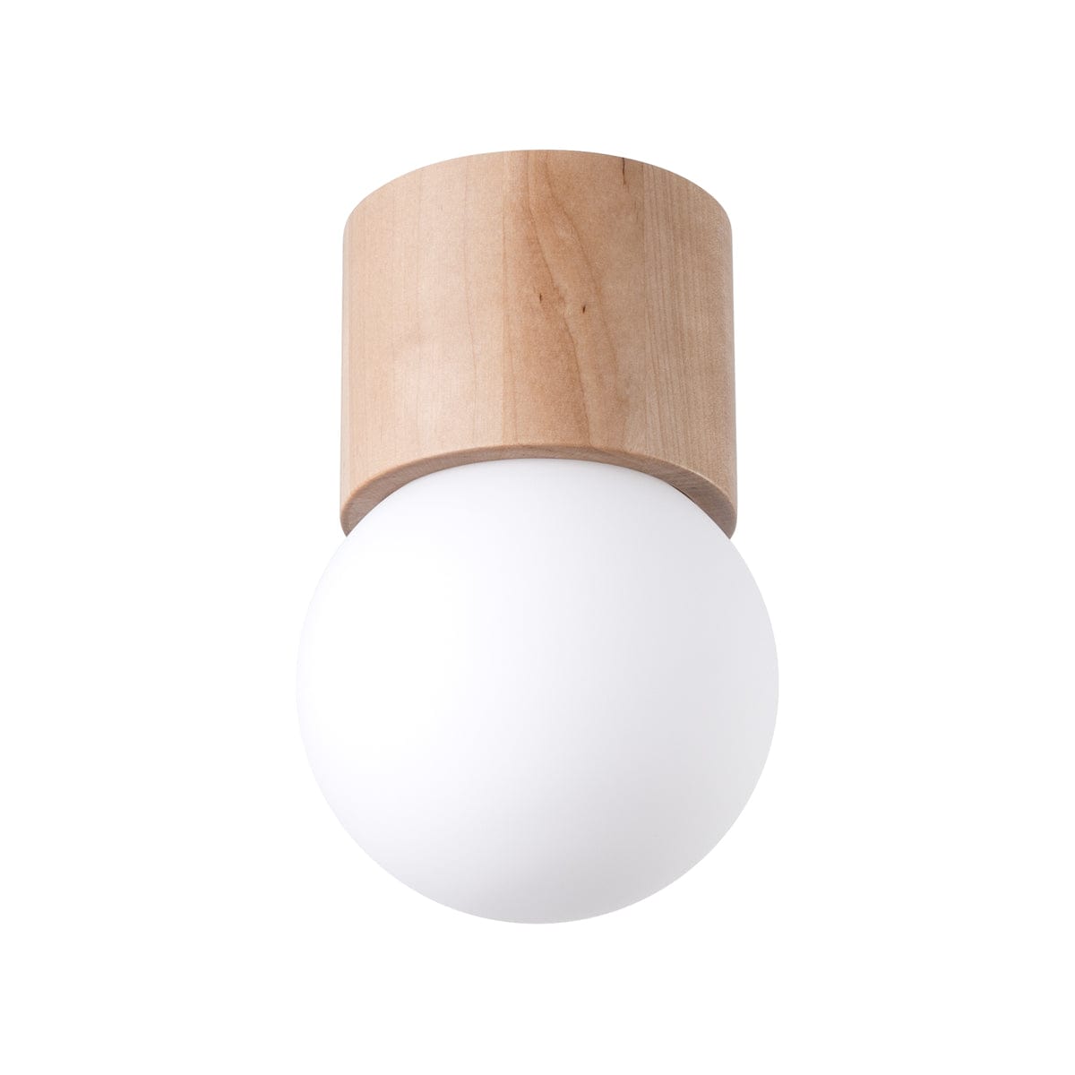BOOMO - Taklampa - Skandinavisk Minimalistisk Design - Naturligt Trä - Varmt Ljus - Kompatibel med Flera Lampa Typer Carvallo