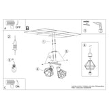 Taklampa Artemis 2 Vit - Modern Loft-Stil - Justerbar Ljusvinkel - Utbytbara Glödlampor - Hållbar Pulverlackerad Stål - Mångsidig Belysningslösning Carvallo