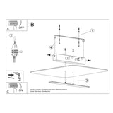 Taklampa Azalia Vit - Elegant Glasdesign - Matt Skärm - Perfekt Ljusfördelning - Utbytbara G9-lampor - Tidlös Stil - Lätt Installation Carvallo