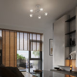 Taklampa Beluci 2 Vit - Loftstil - Justerbar Ljusvinkel - Hållbar Stålbyggnad - Minimalistisk Industriell Design - Utbytbara E27 Glödlampor Carvallo