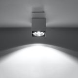 Taklampa Blake Grå - Modern BLAKE Spot Taklampa - Minimalistisk Design - Lätt Ytmontering - Kompatibel med GU10 Lampor Carvallo