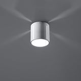 Taklampa Inez Vit - Modern Perforerad Taklampa - Aluminium - Utbytbara G9-lampor - Elegant Vit Finish - Futuristisk Belysningseffekt Carvallo
