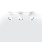 Taklampa Oculare 3 Vit - Modern Spot Taklampa - 3 Justerbara Skärmar - Sferisk Design - Hållbar Bål - GU10 Glödlampa Kompatibel Carvallo