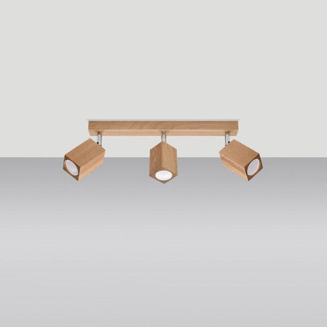 Taklampa trä Keke Skandinavisk Design GU10 Carvallo