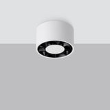DIO Taklampa - Vit LED - Minimalistisk Modern Design - Hållbart Aluminium Material - Polsk Kvalitet - Mångsidig för Vardagsrum eller Sovrum Carvallo