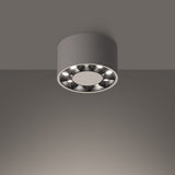 DIO Taklampa - Vit LED - Minimalistisk Modern Design - Hållbart Aluminium Material - Polsk Kvalitet - Mångsidig för Vardagsrum eller Sovrum Carvallo