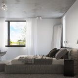 DIREZIONE Taklampa - 2-Lampa Vit - Minimalistisk Modern Design - Justerbara Spotlights - GU10 Lampa Kompatibilitet - Idealisk för Vardagsrum och Kök Carvallo