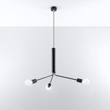 DUOMO 3 Industrilampa för Tak - Loftstil - Svart Stål - Flera Ljustyper Carvallo