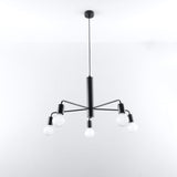 DUOMO 5 Industriell Taklampa - Svart Pulverlackerad Stål - Loftdesign Carvallo