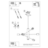 DUOMO 6 Industriell Taklampa - Loftstil Belysningslösning Carvallo