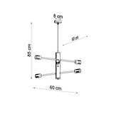 DUOMO 6 Industriell Taklampa - Loftstil Belysningslösning Carvallo