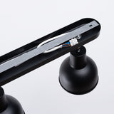 ELBA Taklampa - 2-Ljus Svart - Minimalistisk Justerbar Design - LED Kompatibel - Energivänlig - Idealisk för Kontor och Heminredning Carvallo