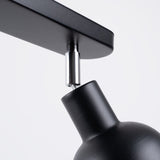 ELBA Taklampa - 2-Ljus Svart - Minimalistisk Justerbar Design - LED Kompatibel - Energivänlig - Idealisk för Kontor och Heminredning Carvallo