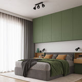 ELBA Taklampa - 2-Ljus Svart - Minimalistisk Justerbar Design - LED Kompatibel - Energivänlig - Idealisk för Kontor och Heminredning Carvallo