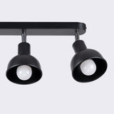 ELBA Taklampa - 3-Ljuskällor Svart - Minimalistisk Justerbar Design - LED Kompatibel - Energisnål - Idealisk för Modernt Inredning Carvallo