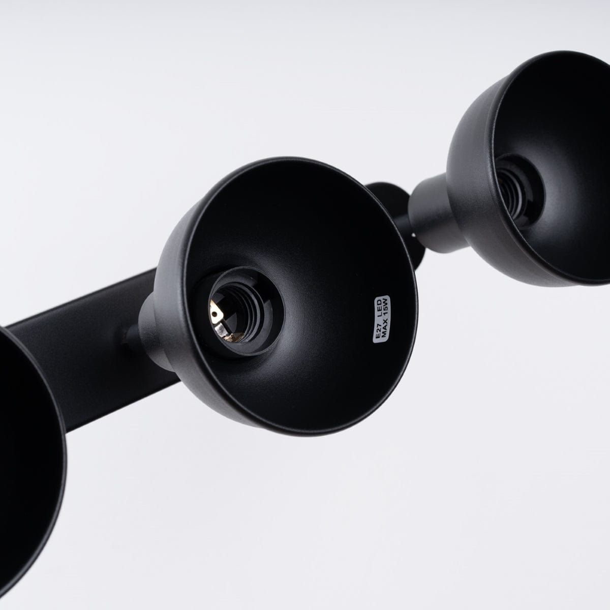 ELBA Taklampa - 3-Ljuskällor Svart - Minimalistisk Justerbar Design - LED Kompatibel - Energisnål - Idealisk för Modernt Inredning Carvallo