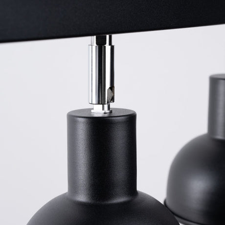 ELBA Taklampa - 3-Ljuskällor Svart - Minimalistisk Justerbar Design - LED Kompatibel - Energisnål - Idealisk för Modernt Inredning Carvallo