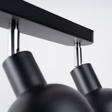 ELBA Taklampa - 3-Ljuskällor Svart - Minimalistisk Justerbar Design - LED Kompatibel - Energisnål - Idealisk för Modernt Inredning Carvallo