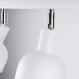 ELBA Taklampa - 3-Ljus Vit - Minimalistisk Justerbar Design - LED Kompatibel - Energisnål - Idealisk för Moderna Interiörer Carvallo