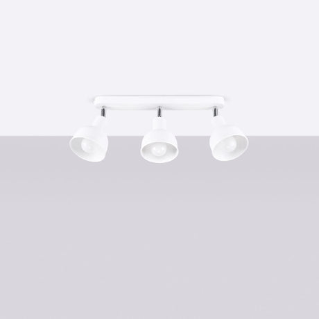 ELBA Taklampa - 3-Ljus Vit - Minimalistisk Justerbar Design - LED Kompatibel - Energisnål - Idealisk för Moderna Interiörer Carvallo