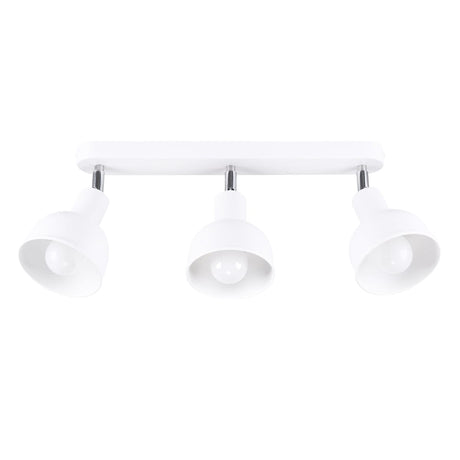 ELBA Taklampa - 3-Ljus Vit - Minimalistisk Justerbar Design - LED Kompatibel - Energisnål - Idealisk för Moderna Interiörer Carvallo