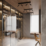 Eyetech Spot Taklampa - 2-Ljus Svart - Justerbar Riktning - Industriell Design - Pulverlackerad Stål - Utbytbara G9 Glödlampor - Loft Stil Belysning Carvallo