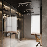 Eyetech Spot Ceiling Light - 2-Ljus Vit - Justerbar Riktning - Industriell Design - Pulverlackerad Stål - Utbytbara G9 L ampor - Loft Stil Belysning Carvallo