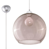 Glasbollpendellampa - Elegant design - 8 färgalternativ - Utbytbar E27-lampa kompatibel - Jämn ljusfördelning Carvallo